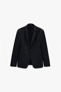 blazer zara zwart