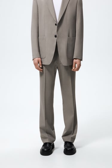 STRAIGHT SUIT TROUSERS