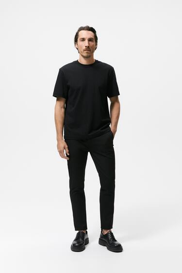COMFORT FIT CHINO TROUSERS