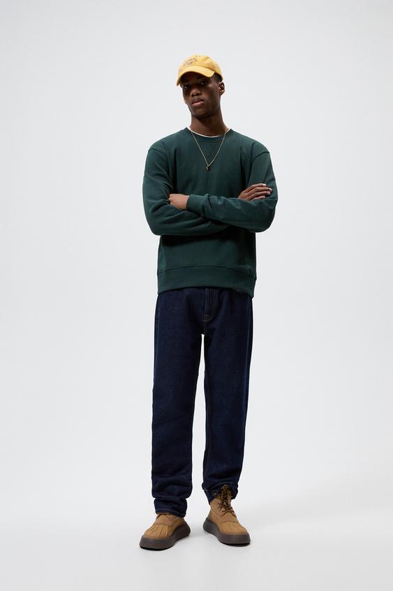 basic sweatshirt zara