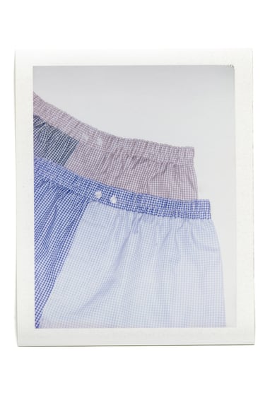 2-PACK OF CHECK BOXERS