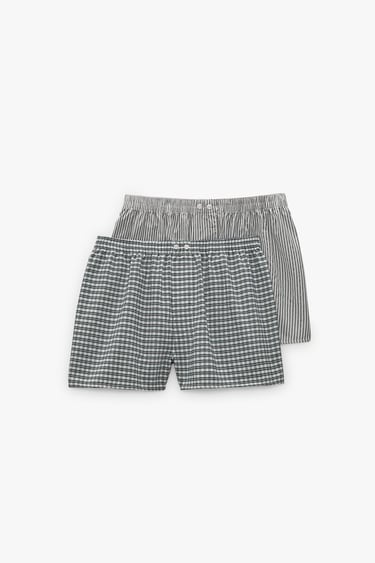 2-PACK OF CONTRAST BOXERS