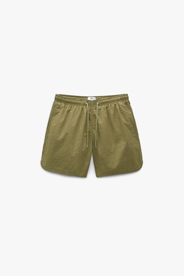 Image 0 of SWIMMING TRUNKS WITH CONTRAST DRAWSTRING from Zara