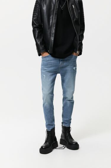 Image 0 of CROPPED SKINNY JEANS from Zara