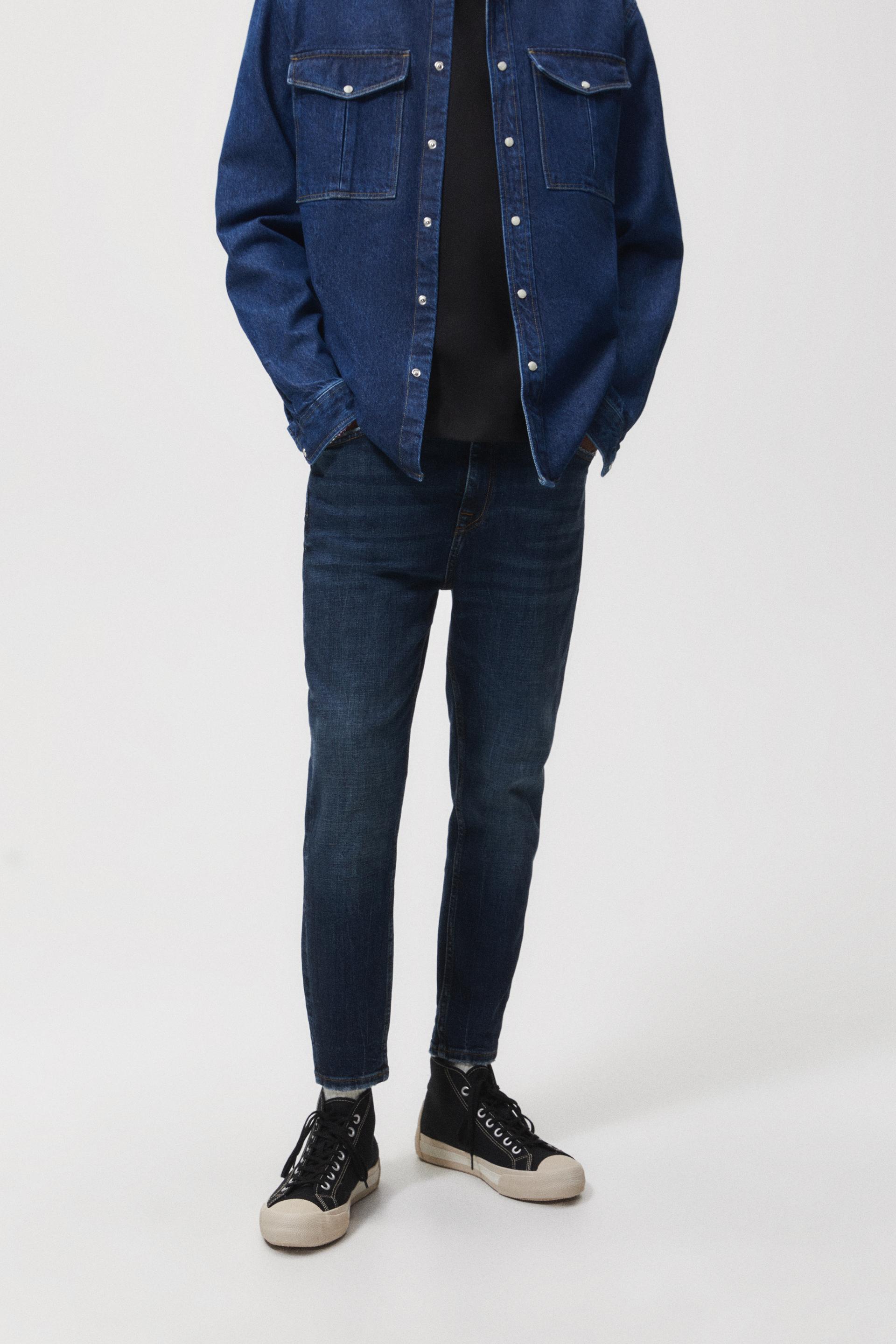 JEANS SKINNY CROPPED - Carbón | ZARA España