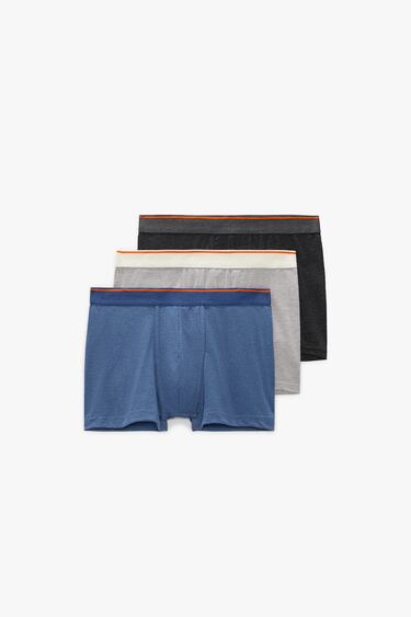 3-PACK OF CONTRAST BOXERS