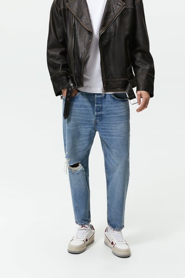 TAPERED RELAXED FIT JEANS