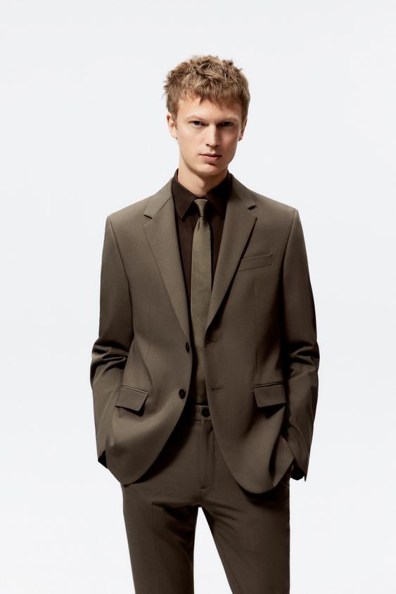 zara slim fit blazer