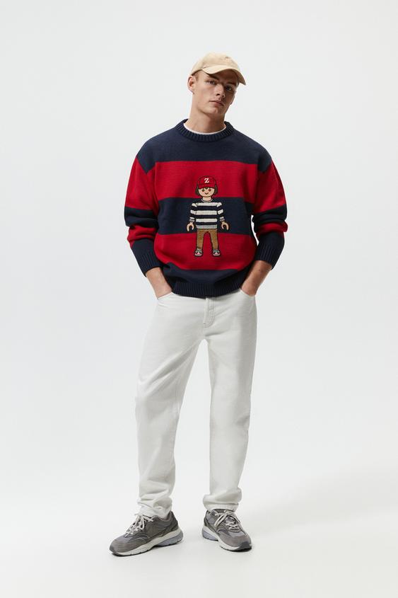 JERSEY PARCHE ® PLAYMOBIL - Marino | ZARA Chile