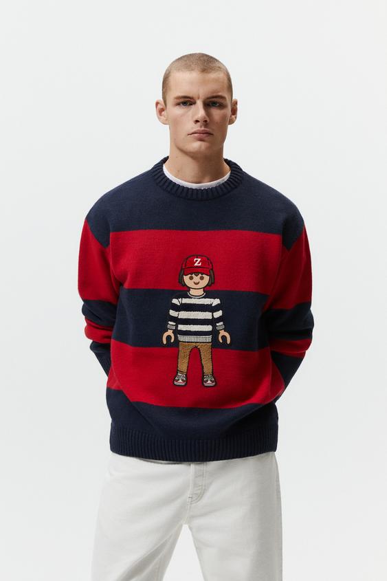 JERSEY PARCHE ® PLAYMOBIL - Marino | ZARA Chile