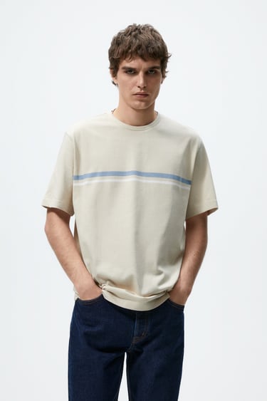 Image 0 of STRIPED T-SHIRT from Zara