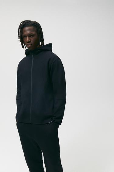 zara men's basic sweatshirt
