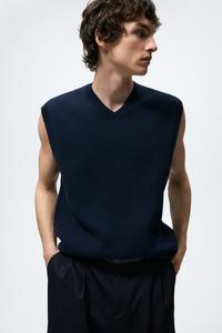 zara sweater vest mens
