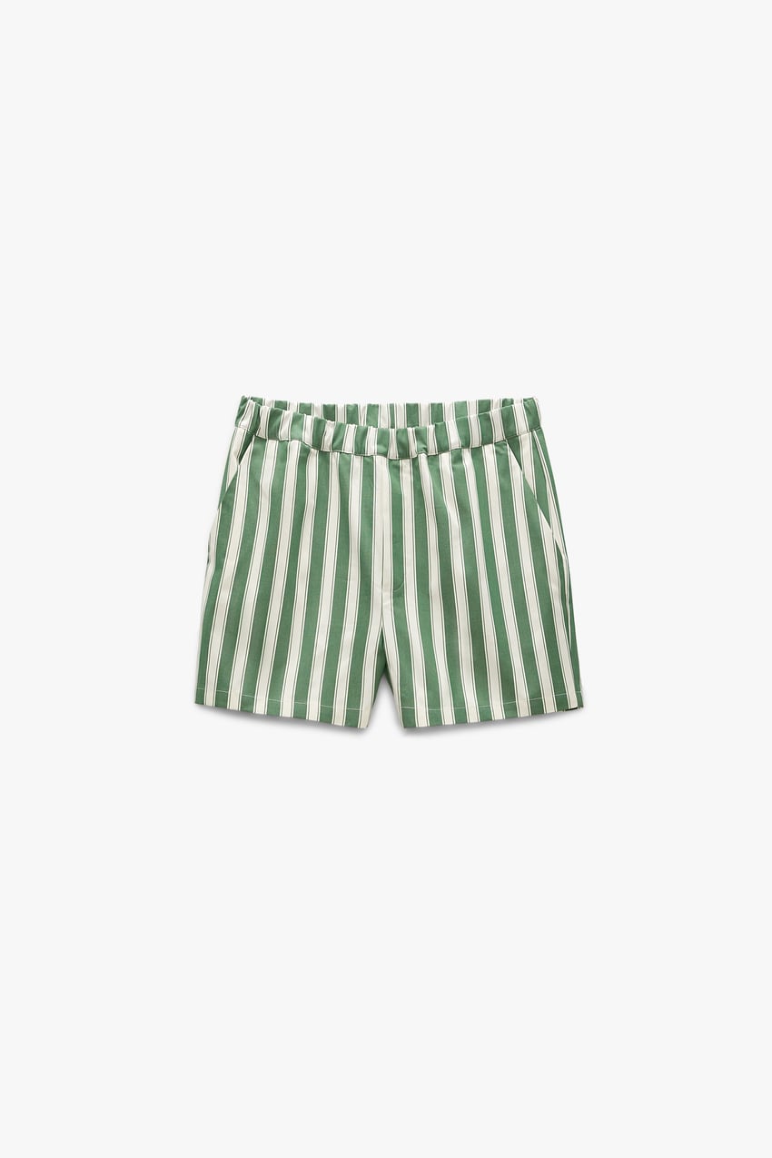 zara.com | Striped bermuda shorts x javier s. Medina