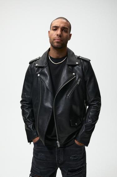 フェイクレザー ジャケット キルティングジャケット メンズ Zara 日本 フェイクレザー ジャケット キルティングジャケット メンズ Zara 日本