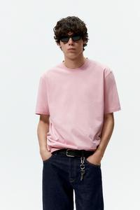 Zara pink t shirt mens clearance