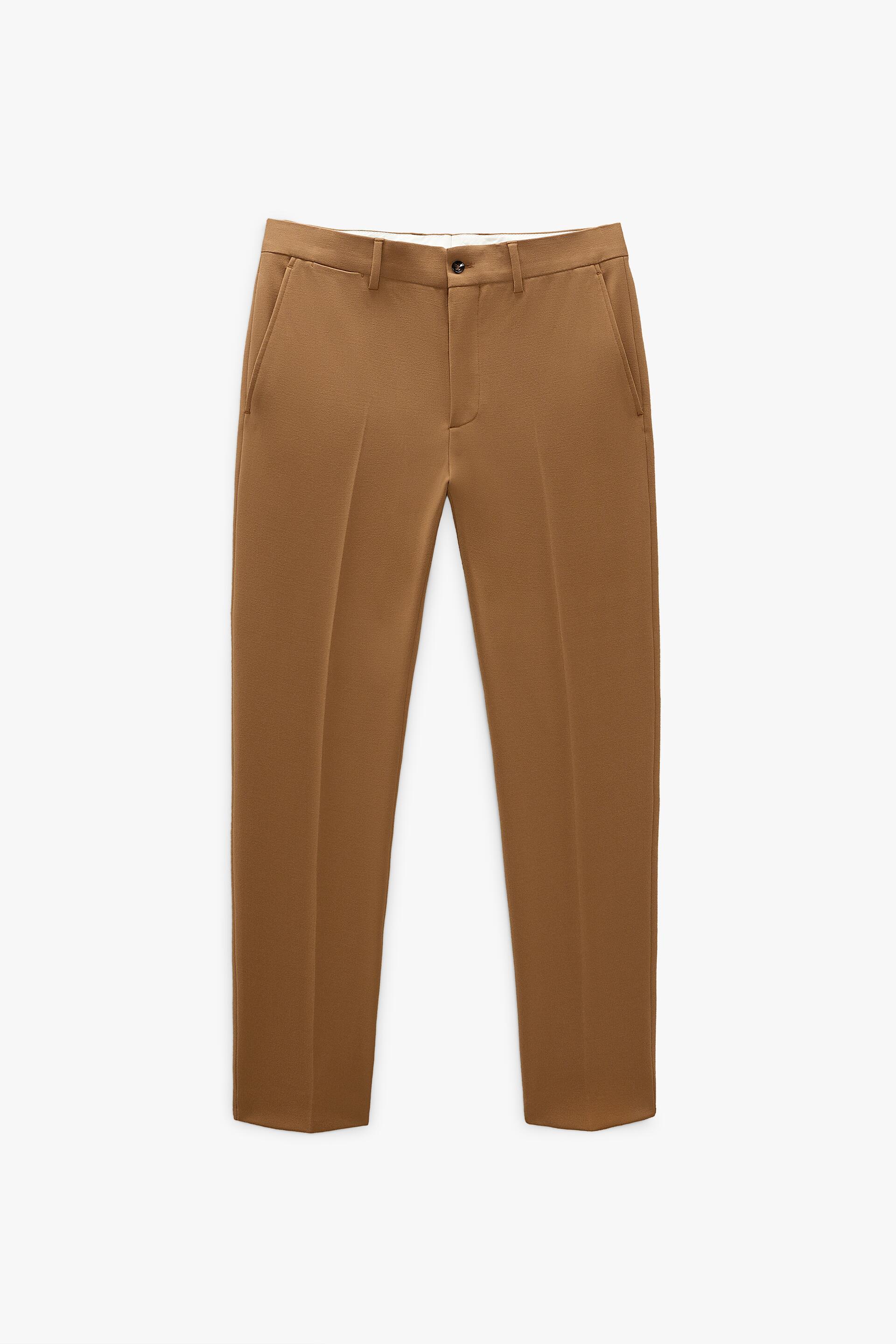 SUIT TROUSERS - camel | ZARA Turkey
