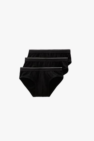 Image 0 of 3-PACK OF BASIC BRIEFS from Zara