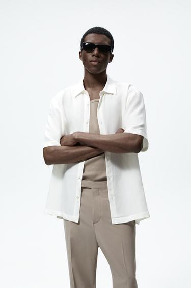 Camisas Lino Hombre | Nueva Colección Online | ZARA España