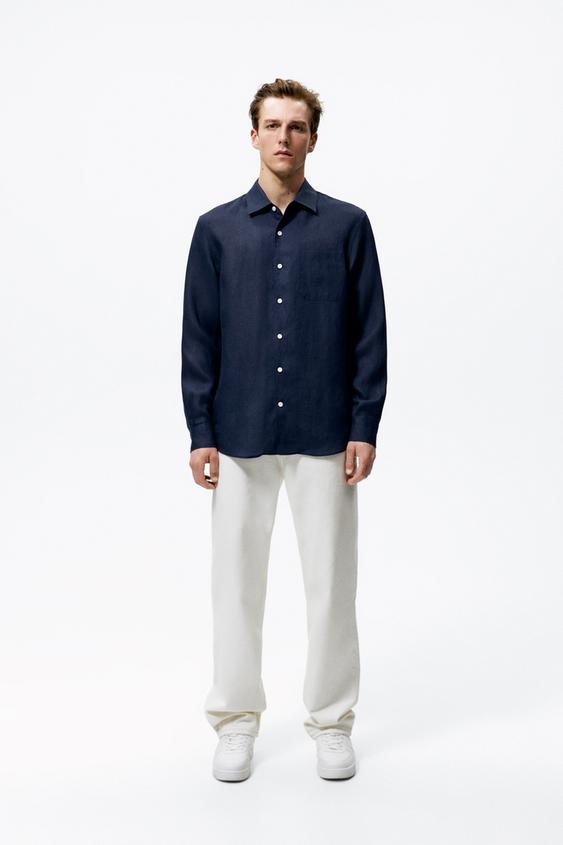 camicie di lino zara