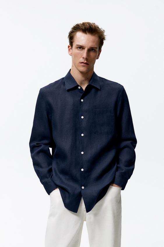 camicie di lino zara