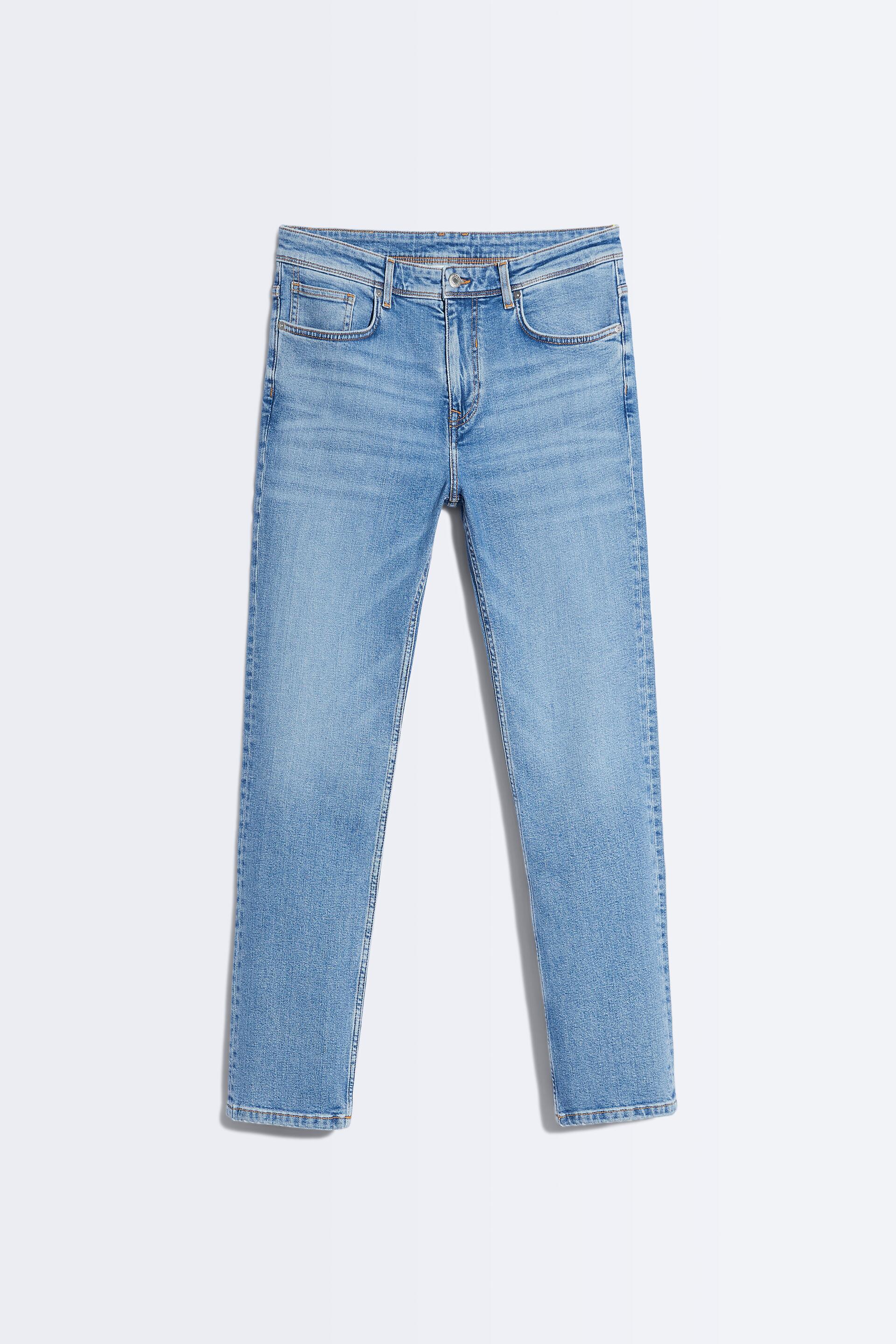 PREMIUM SLIM FIT JEANS - Blue | ZARA Australia