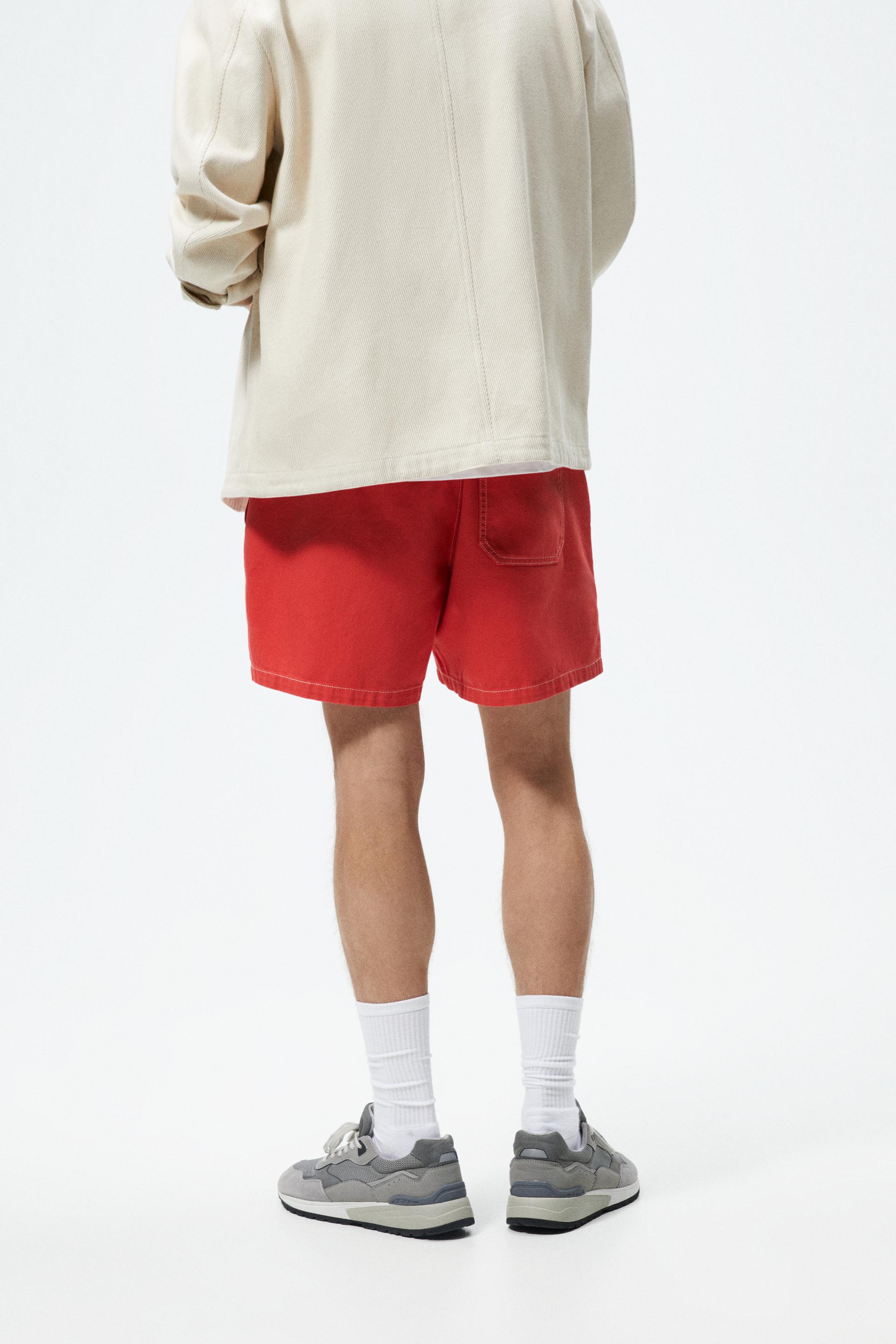 SHORTS AV BOMULL - LYOCELL - Naturfärg | ZARA Sverige / Sweden