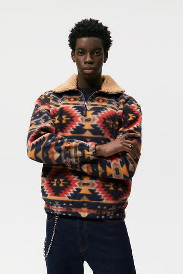 zara mens fleece
