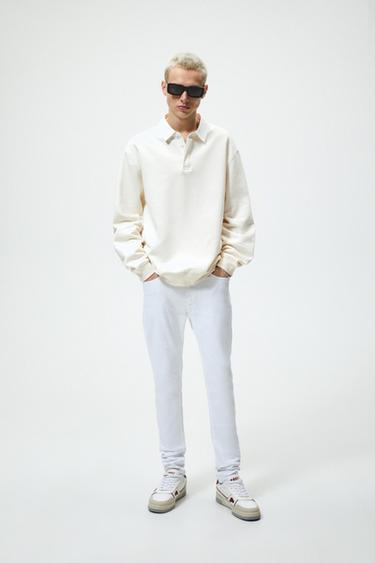 デニムパンツ ホワイト 白 メンズ Zara 日本 デニムパンツ ホワイト 白 メンズ Zara 日本