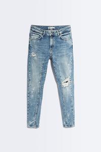 CARGO JEANS - Mid-blue | ZARA United States