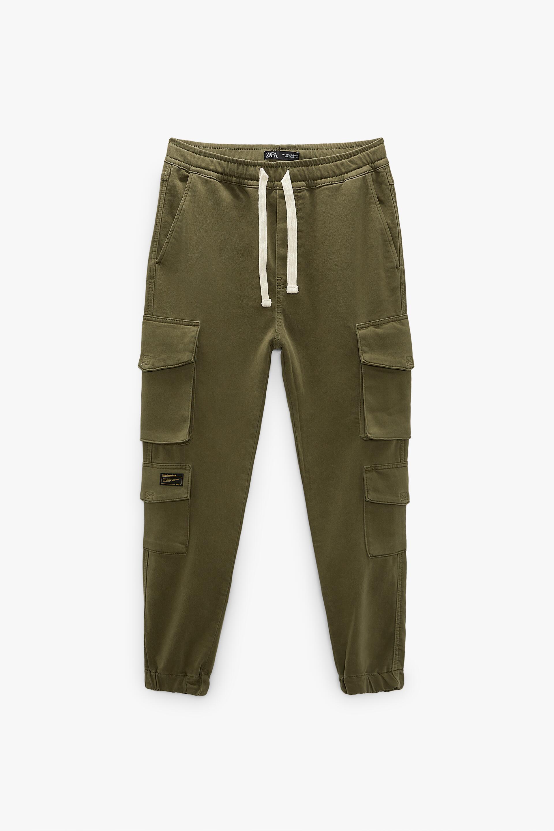 PANTALÓN CARGO SOFT DENIM - Beige | ZARA España