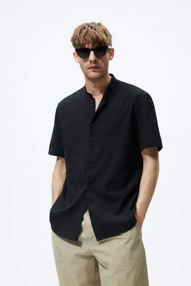 Image 0 of CREASED-EFFECT SHIRT from Zara