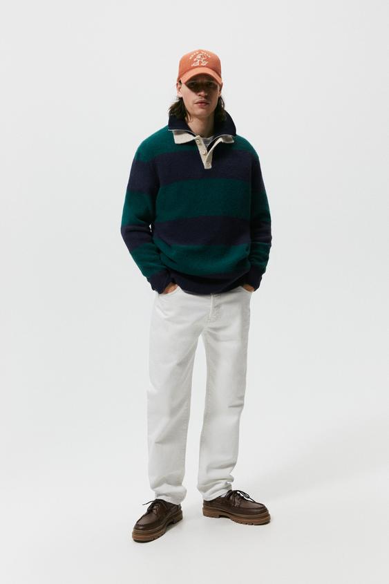 POLO PUNTO RAYAS - Marino | ZARA España