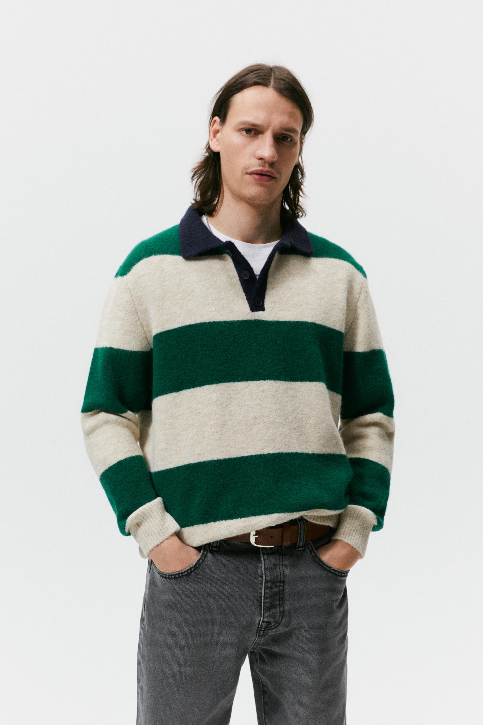POLO PUNTO RAYAS - Marino | ZARA España