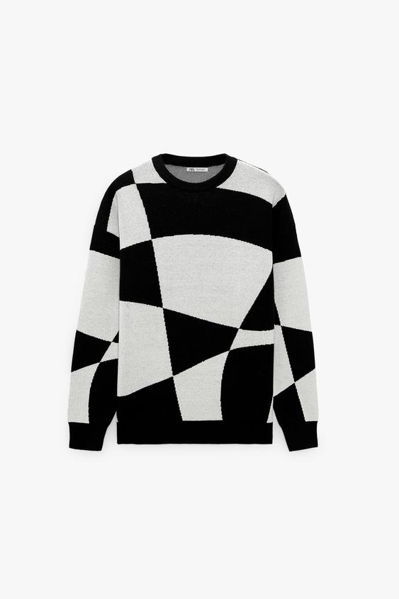 画像 7 の ジオメトリック ジャカードセーター ザラから