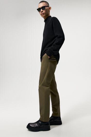 SLIM COMFORT FIT CHINO TROUSERS