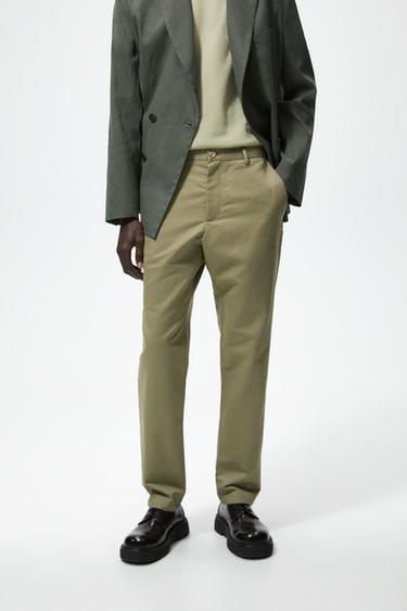 Pantaloni in Lino da Uomo | Nuova Collezione Online | ZARA Italia