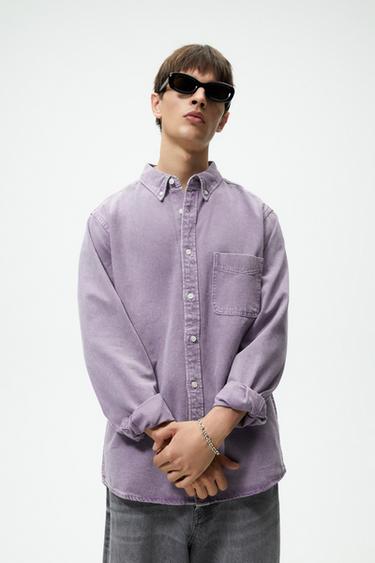 zara man shirts logo
