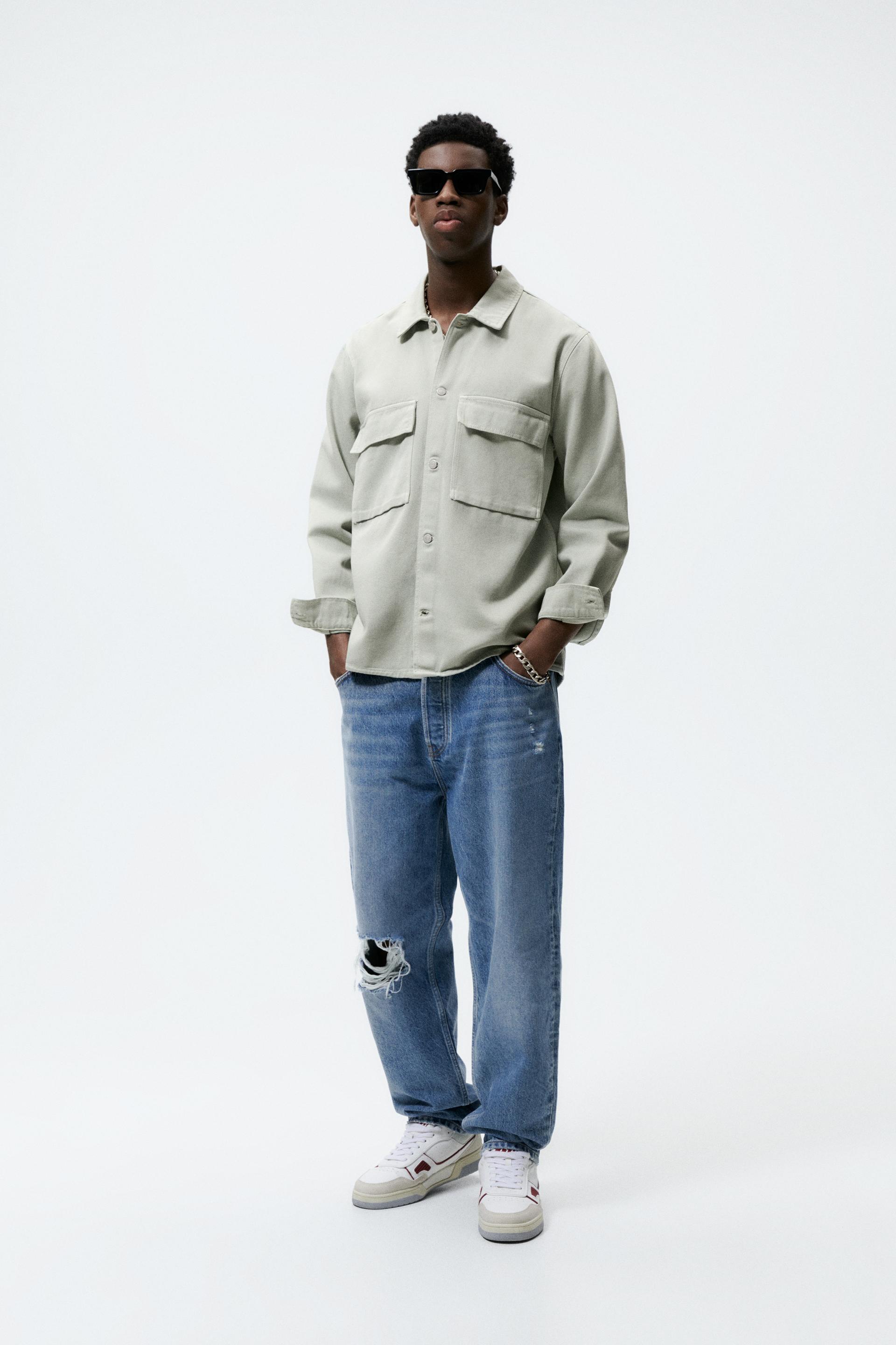 WASHED OVERSHIRT - Bluish | ZARA United 