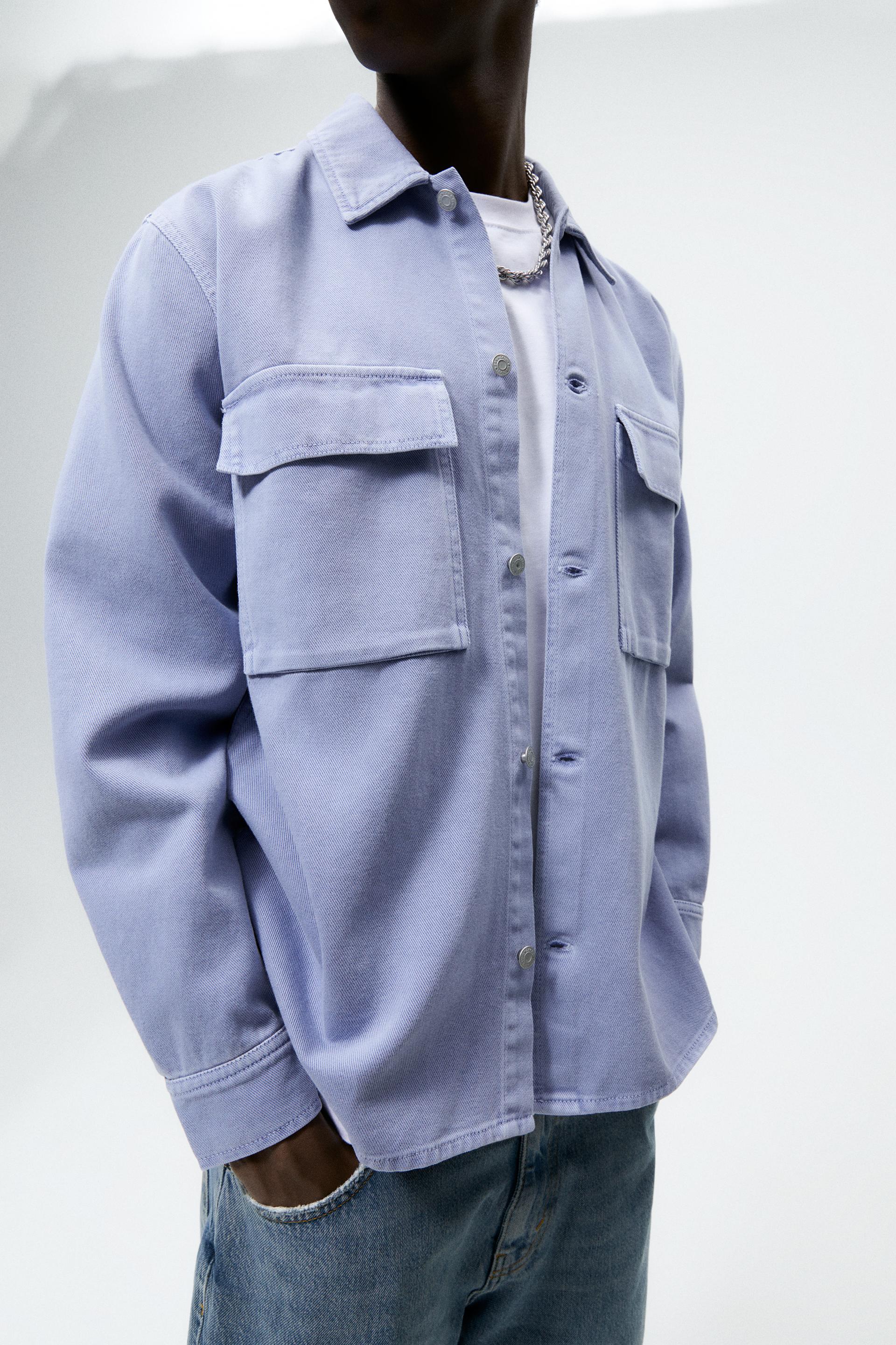 SOBRECAMISA LAVADO - Azulón | ZARA España