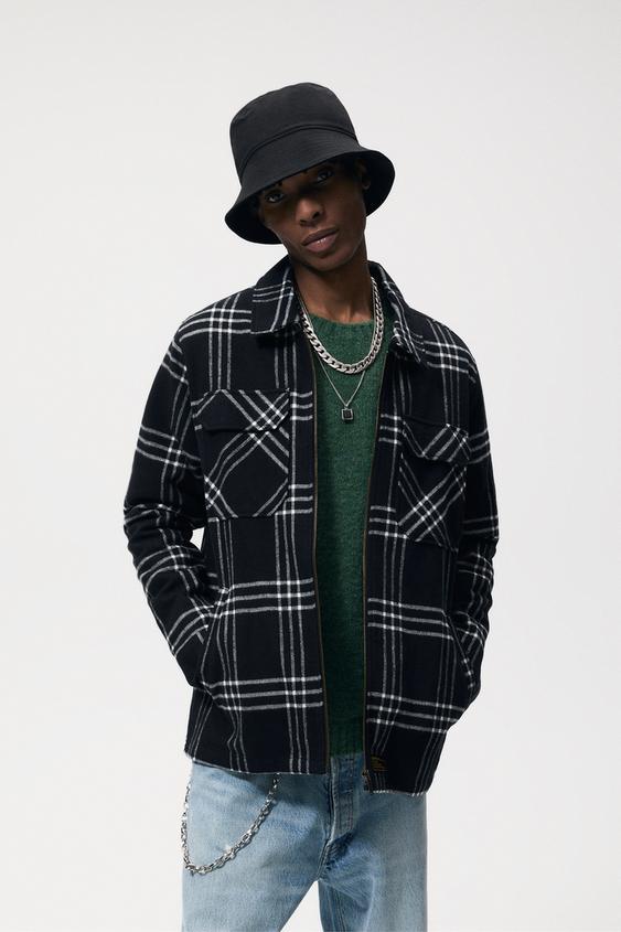 camicia a quadri zara