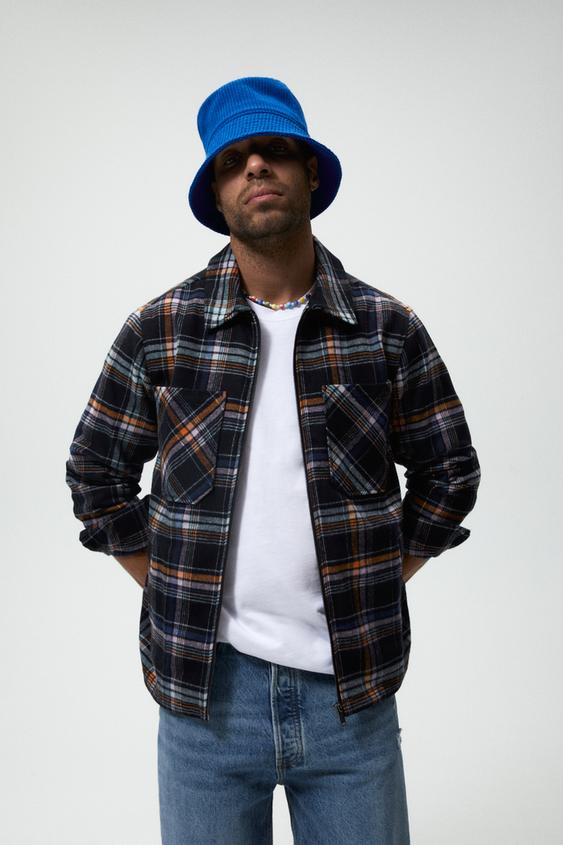 チェック シャツジャケット ブラック Zara Japan 日本 チェック シャツジャケット ブラック Zara Japan 日本