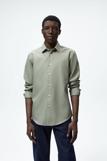 EASY CARE TEXTURED SHIRT