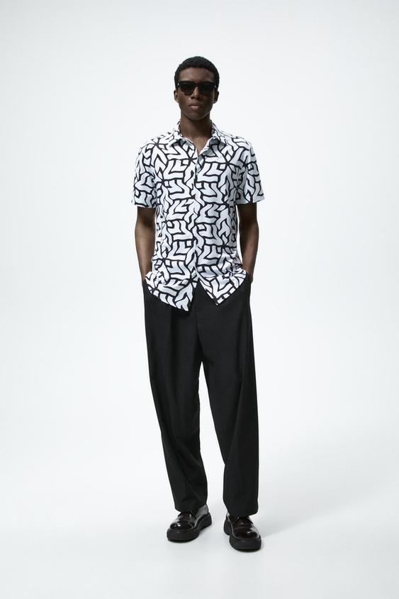 CAMISA ESTAMPADA LAZOS - Multicolor | ZARA España