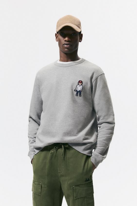 SUDADERA BORDADO ® PLAYMOBIL - Gris vigoré | ZARA Chile