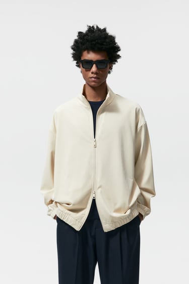 Image 0 of TECHNICAL JACKET WITH ZIP from Zara