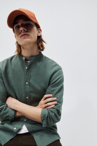 zara man shirts logo