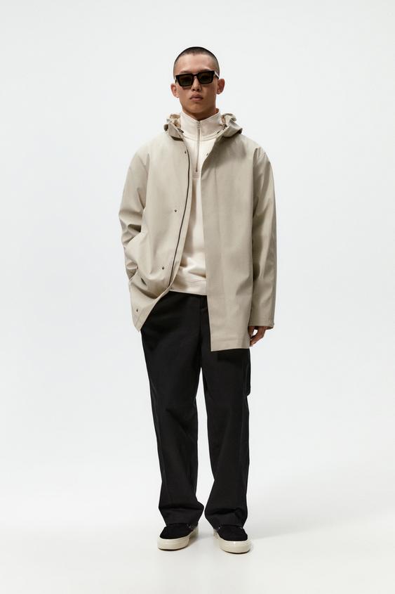 zara lightweight parka