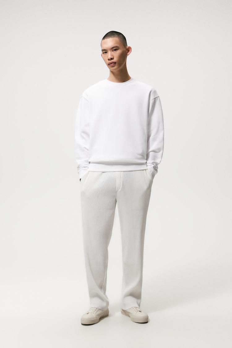 PANTALÓN PLISADO - Blanco | ZARA España
