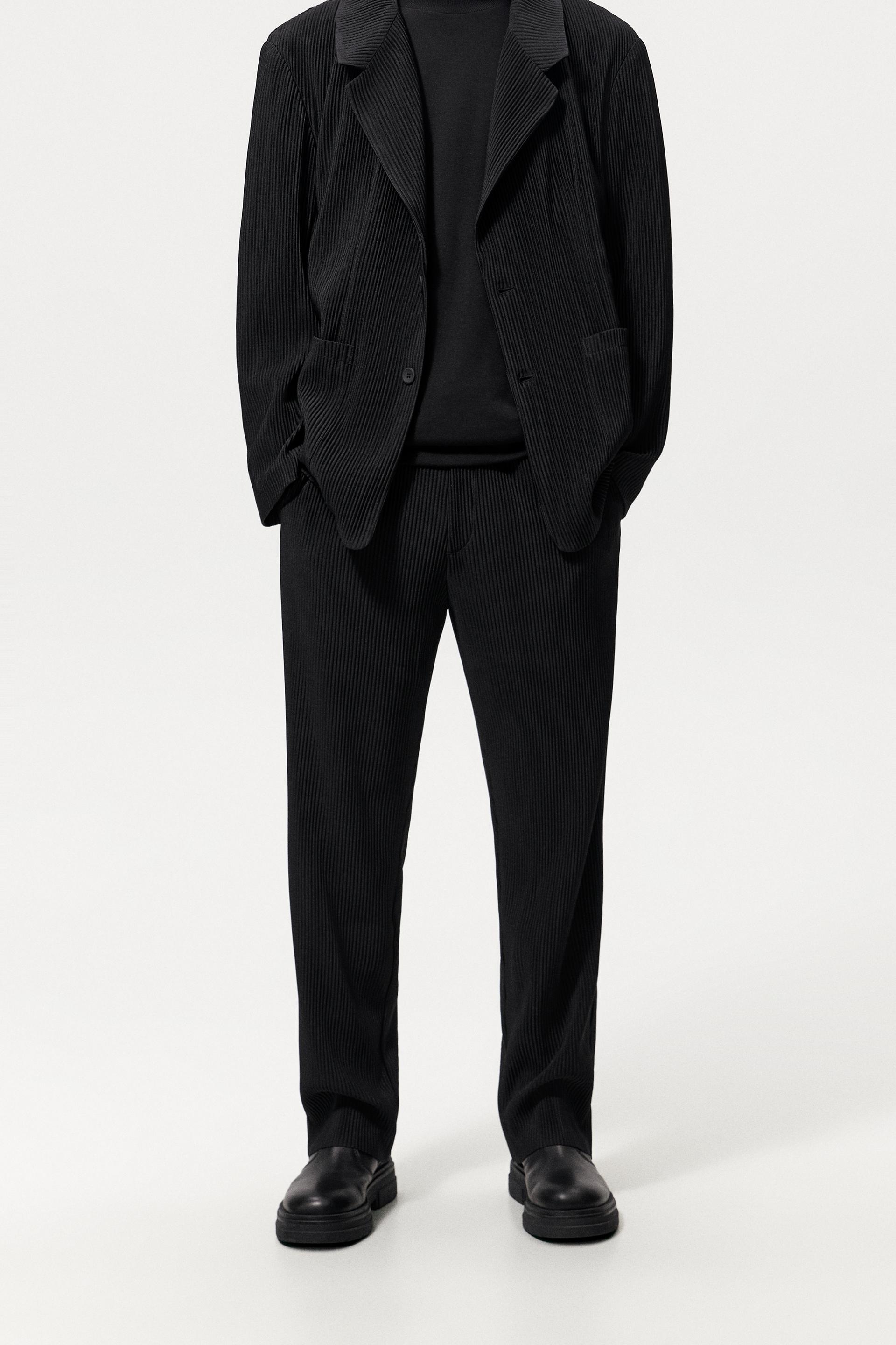 PLEATED TROUSERS - Black | ZARA Australia
